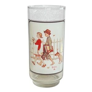 Vintage Pepsi Norman Rockwell “A Scholarly Place“ Drinking Glass